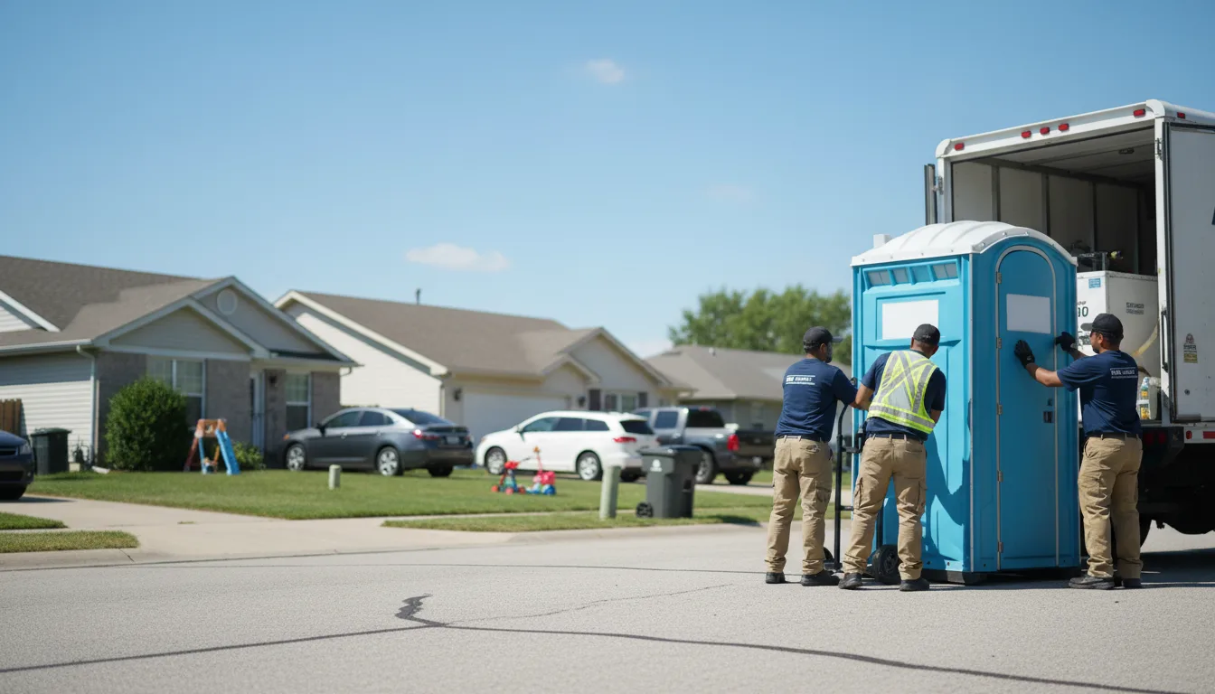 Standard Porta Potty Rentals in Bowen, IL near me